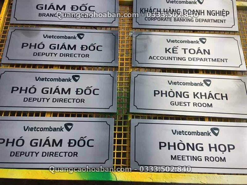 Báo giá làm biển chỉ dẫn