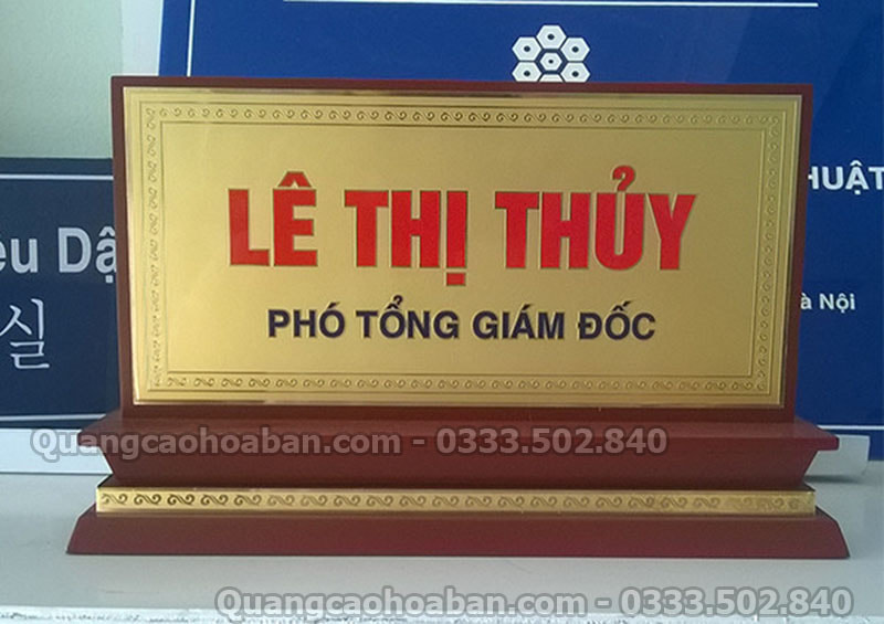 báo giá biển chức danh giá rẻ