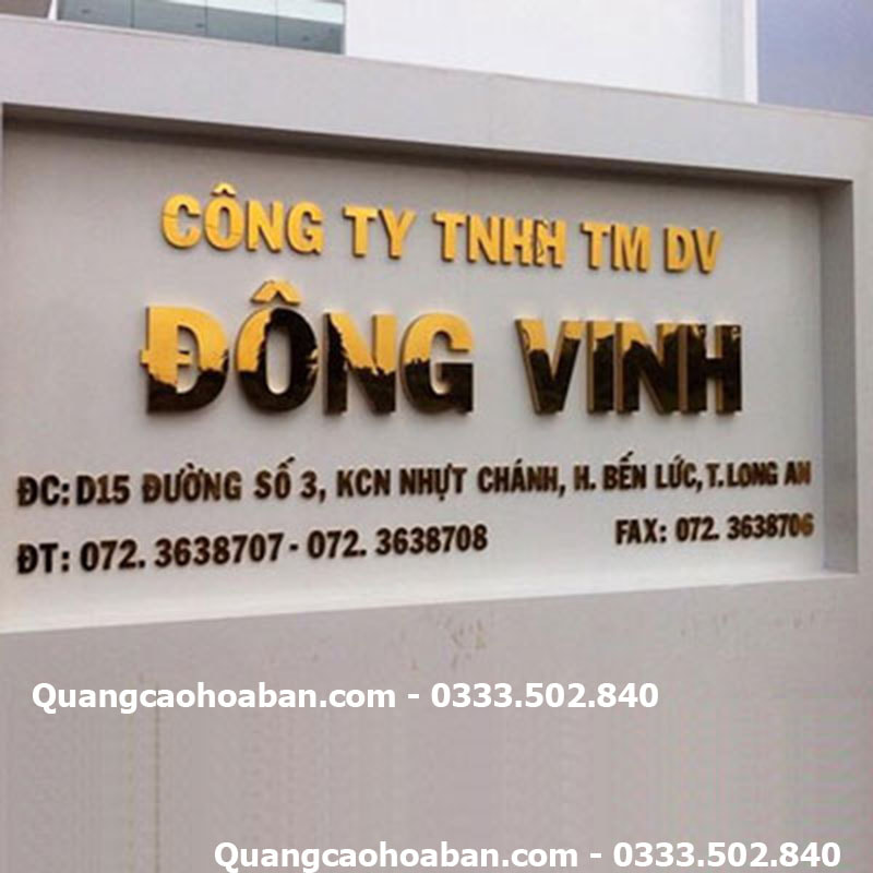 báo giá biển hiệu công ty