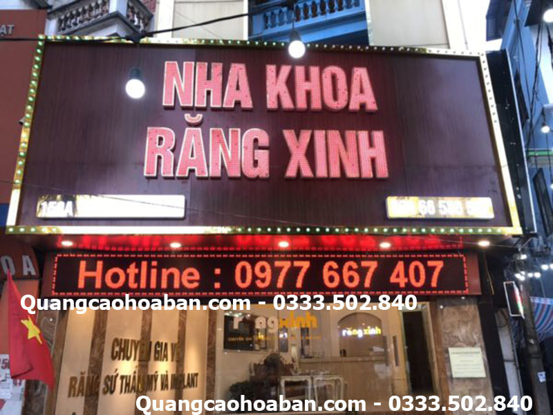 Bảng hiệu nha khoa đẹp