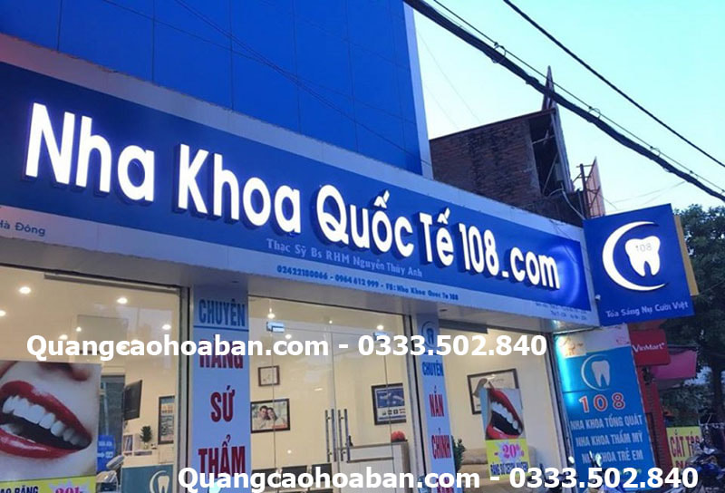 Bảng hiệu nha khoa đẹp