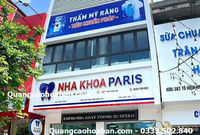 làm biển quảng cáo nha khoa