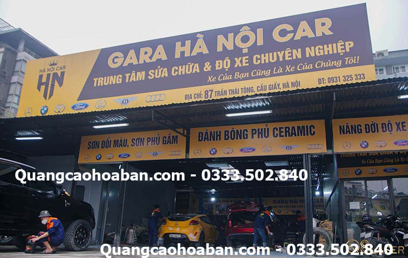 Làm biển quảng cáo nhỏ