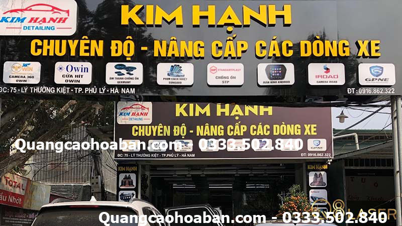 làm biển quảng cáo nội thất ô tô