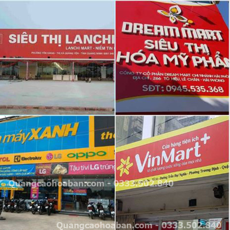 Làm biển quảng cáo tại Tây Mỗ