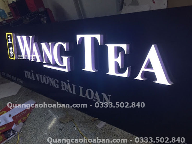 Bảng hiệu trà sữa nhà làm