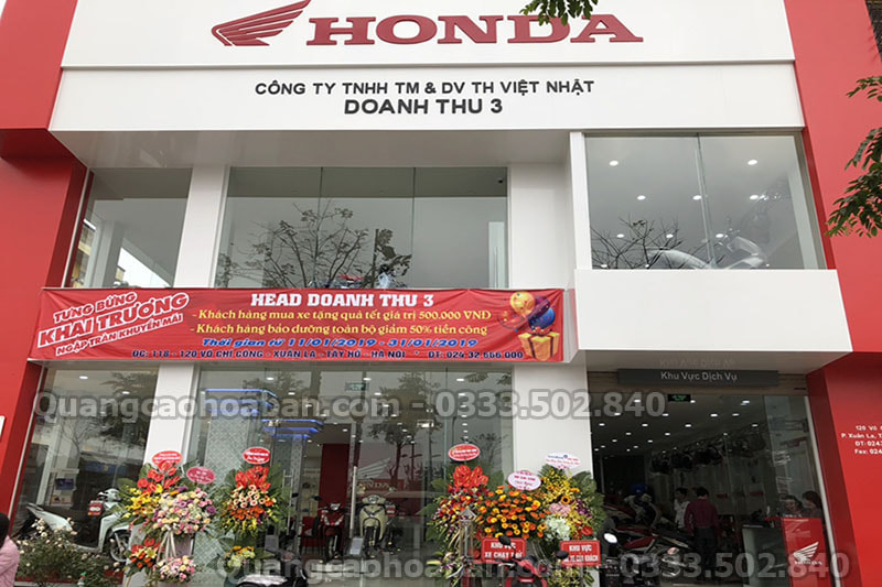 Mẫu biển quảng cáo đẹp tại Đường Võ Trí Công