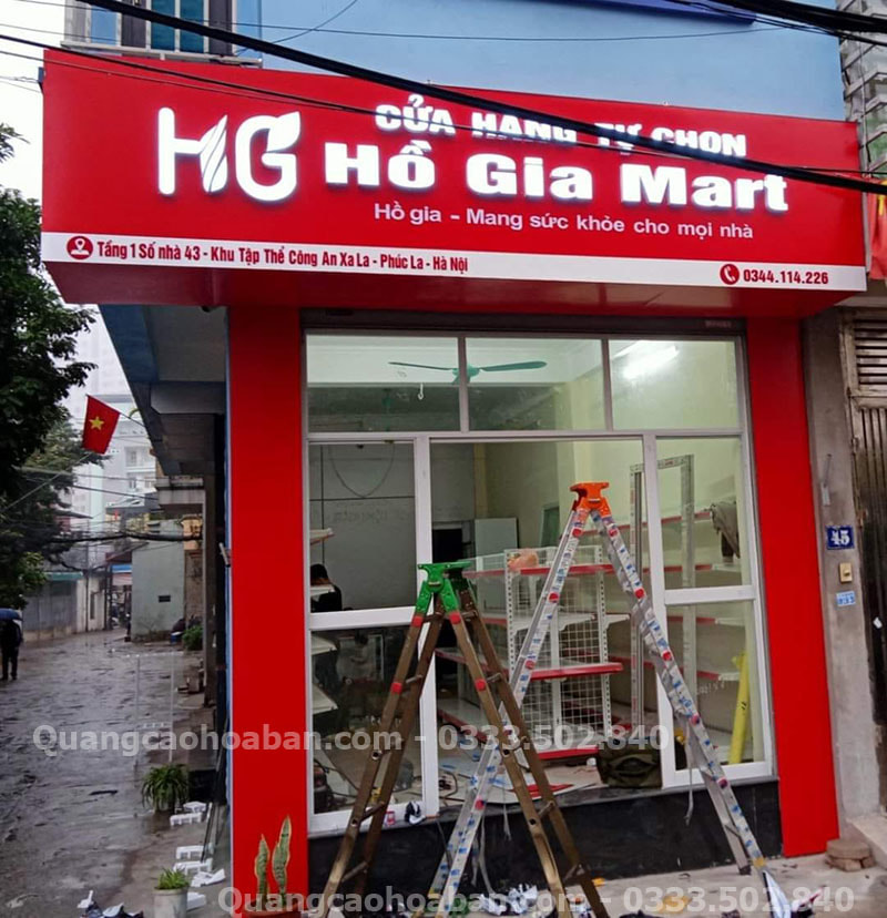 làm biển quảng cáo giá rẻ tại Hà Nội