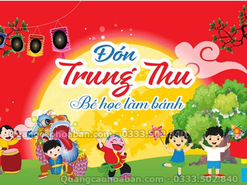 in backdrop trung thu