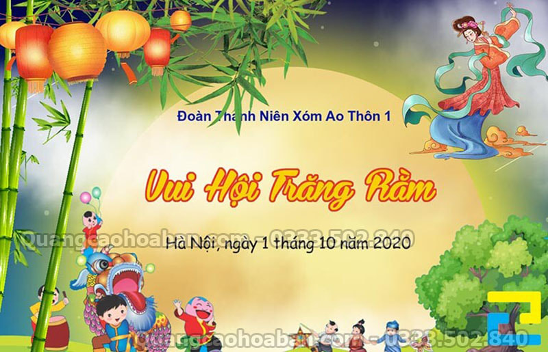 Background trung thu đẹp