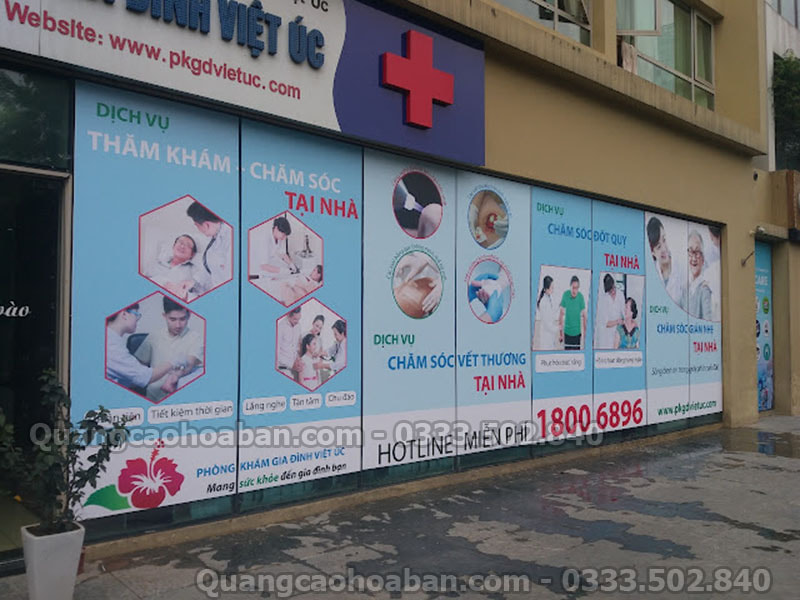 In decal dán kính Hà Nội