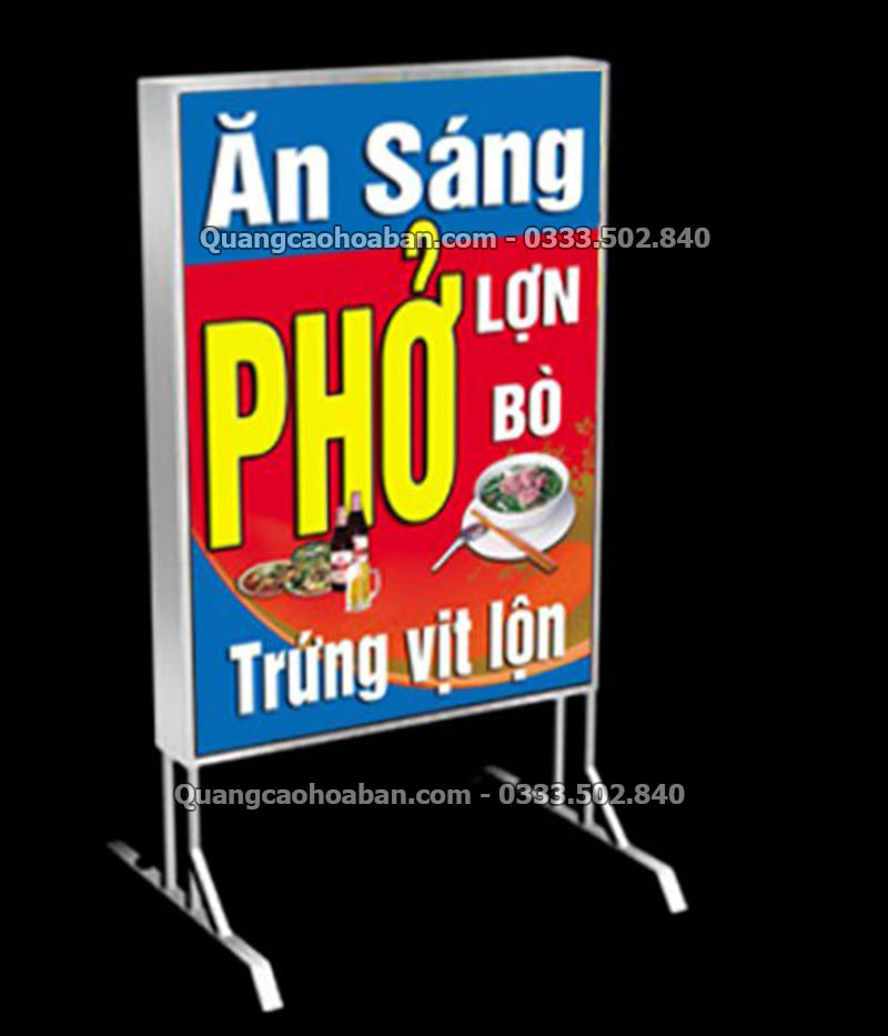 Mẫu biển quảng cáo in bạt đẹp