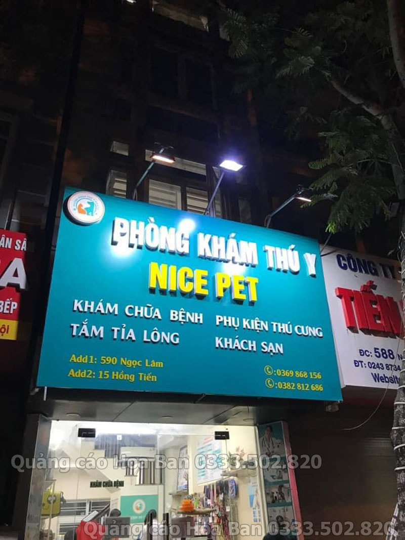 làm biển quảng cáo tại xã Ô Diên