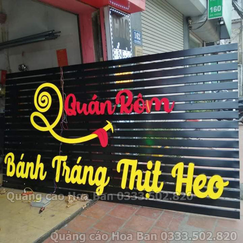 Mẫu biển quảng cáo in bạt đẹp