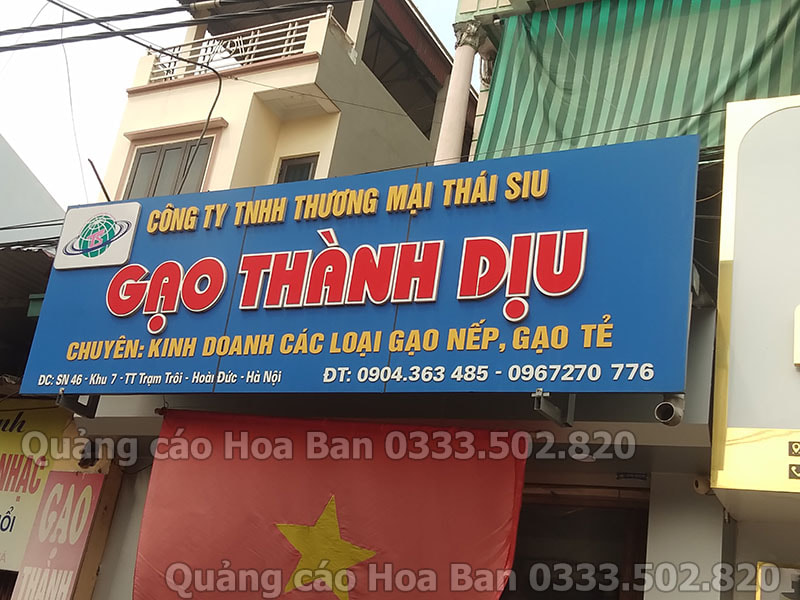 Làm Biển Quảng Cáo Tại Thị Trấn Phùng