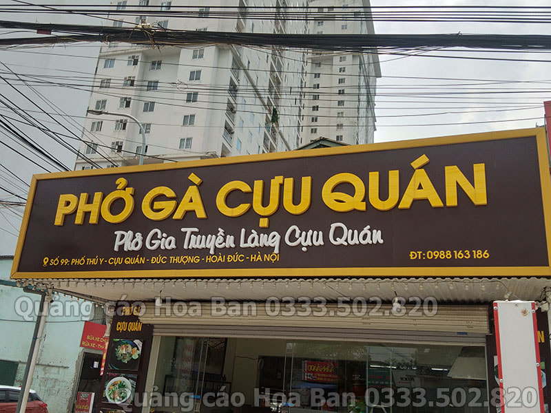 Làm Biển Quảng Cáo Tại Khu Đô Thị Lideco