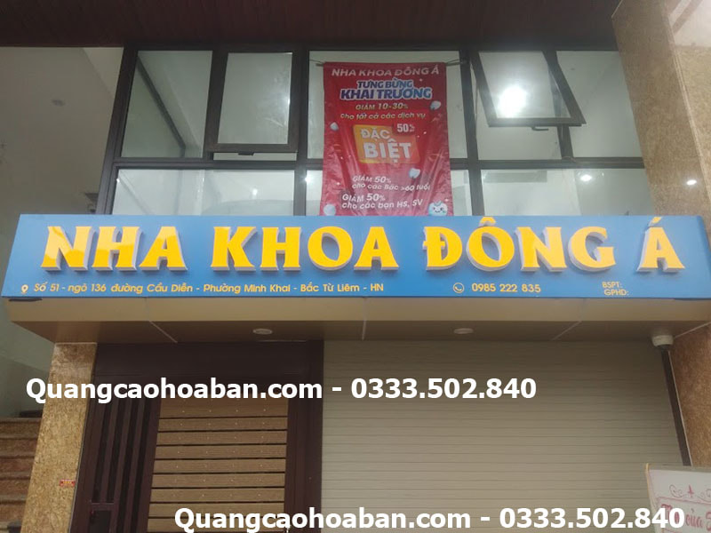 Mẫu biển quảng cáo ấn tượng