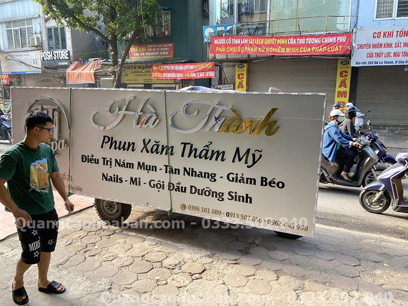 Mẫu biển quảng cáo in bạt đẹp
