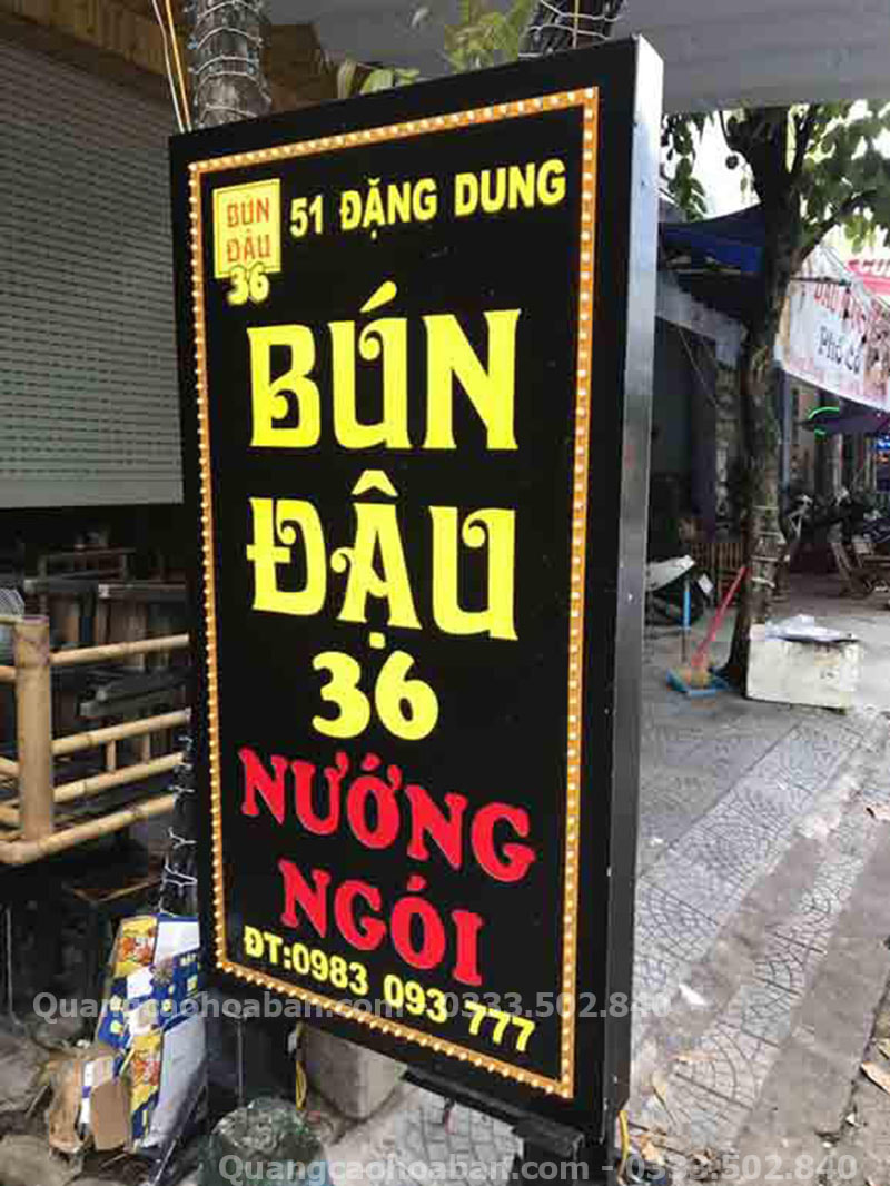 Mẫu biển quảng cáo in bạt đẹp