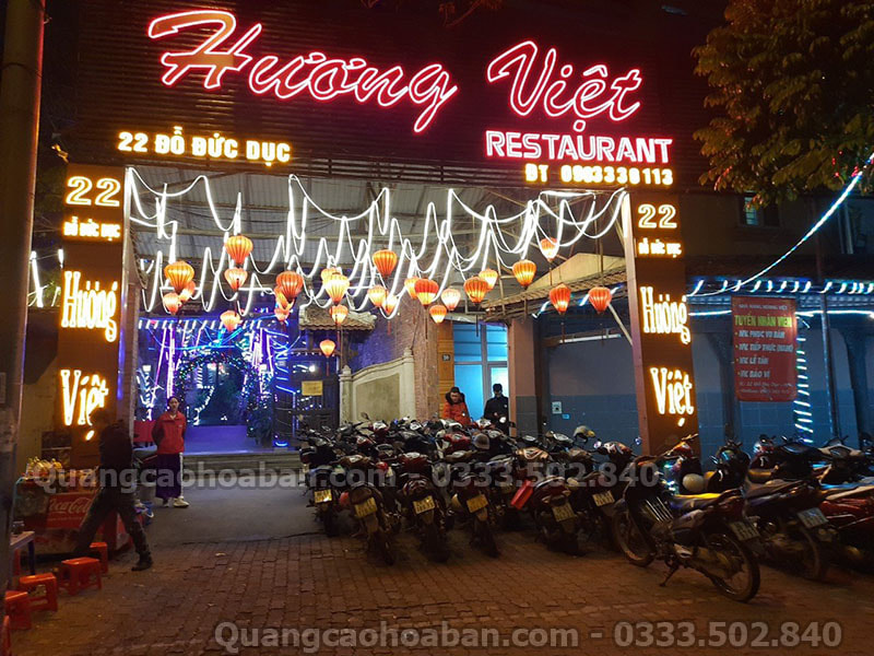 làm biển quảng cáo tại Mễ Trì