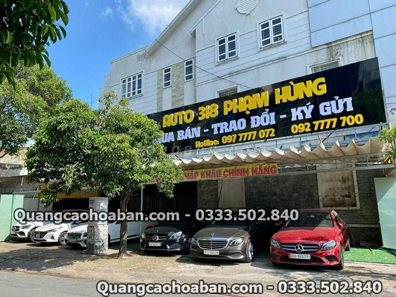 Làm biển quảng cáo nhỏ tại đường Phạm Hùng