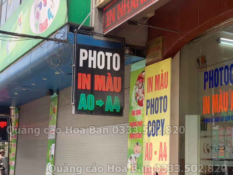 làm biển quảng cáo giá rẻ tại Tân Lập