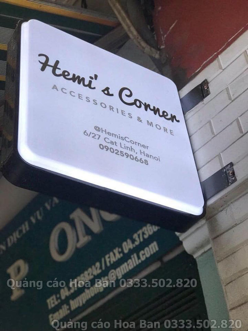 Mẫu biển quảng cáo đẹp tại Tân Lập