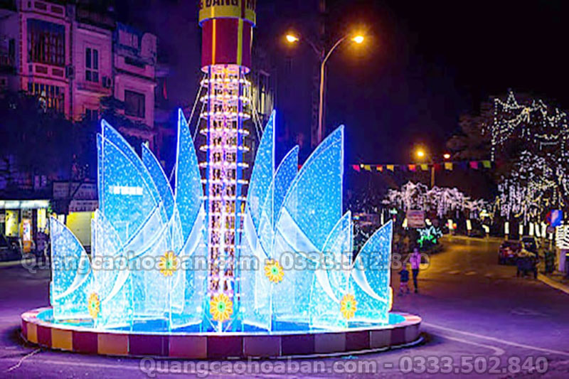 trang trí đèn đường đô thị