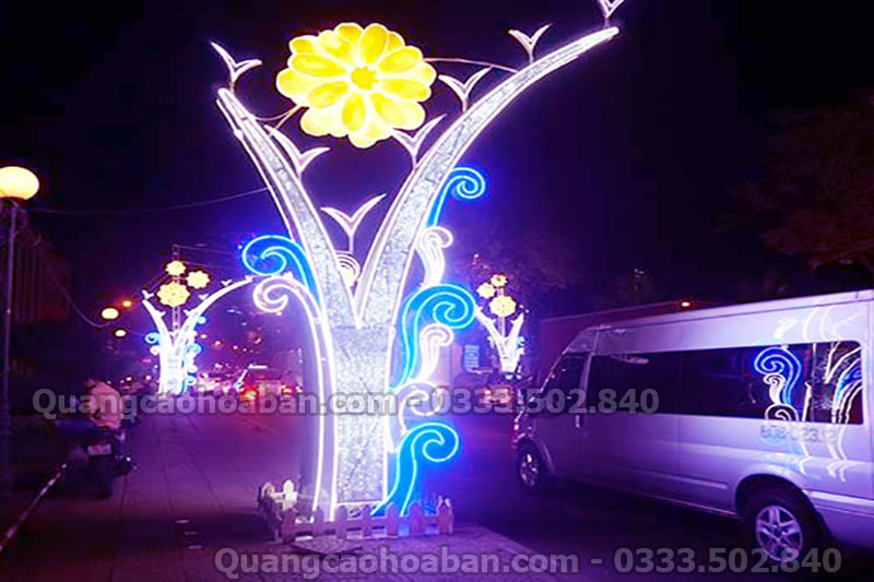 trang trí đèn đường đô thị