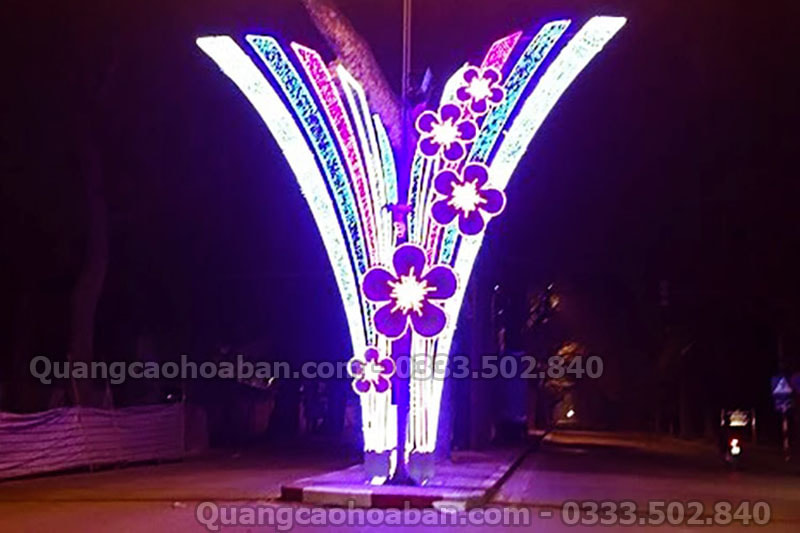 trang trí đèn đường đô thị