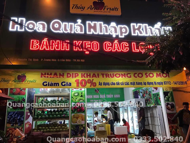 làm biển quảng cáo tại Trung Hòa
