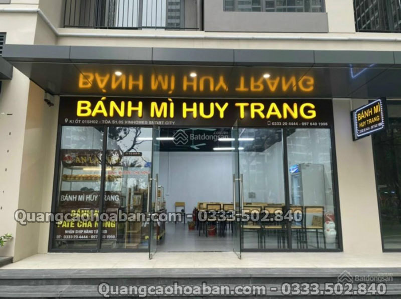 làm biển quảng cáo tại vinsmart city chuyên nghiệp