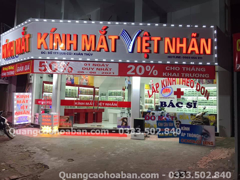 làm biển quảng cáo giá rẻ tại Xuân Thủy