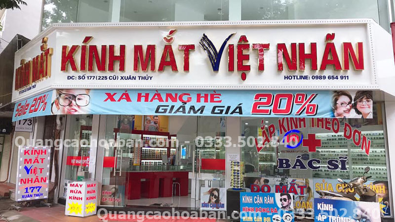 làm biển quảng cáo giá rẻ tại Xuân Thủy